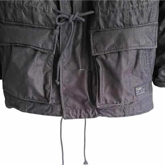 (SOLD) ARITZIA Tna Griffith Winter Parka Jacket Puffer Coat Hood Blue S - Picture 12 of 15